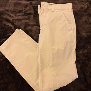 Eddie Bauer Men’s Voyager Flex Chinos - 36x32 Slim Fit (Light Khaki)